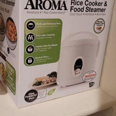 Aroma rice cooker and food steamer