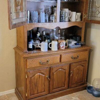 Wood Display cabinet