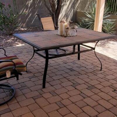 Iron Patio table and chairs