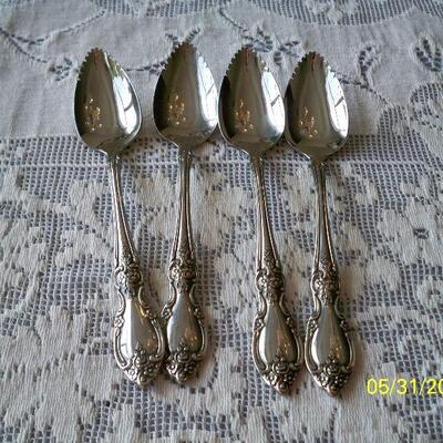 Set of 4 Grapefruit Spoons