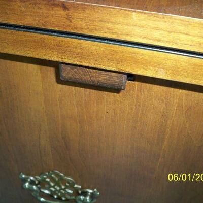 Bar top arm shown in put away position