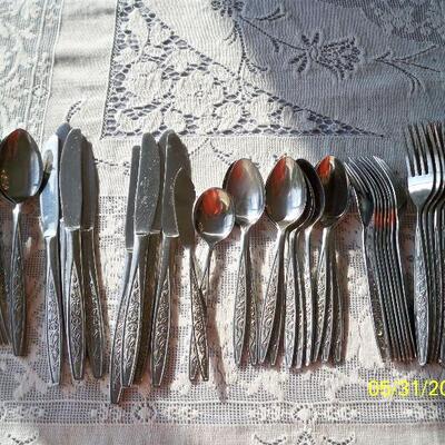 Vintage 43pcs. Rivera Stainless Flatware