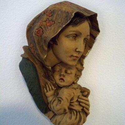 Madonna and child wall art