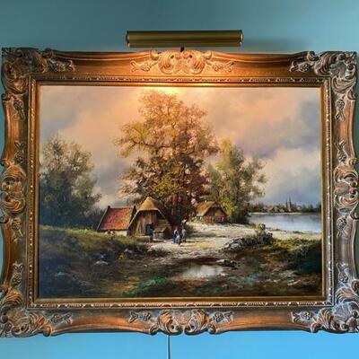 Bernd Gagel Original Oil Painting - $320 - 48.5"W x 38"H