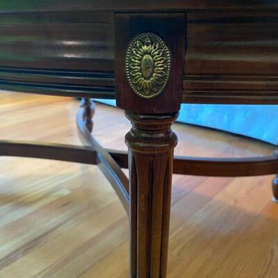 Lane Furniture Oval Coffee Table - $75 - 17"H x 46"W x 30"D
