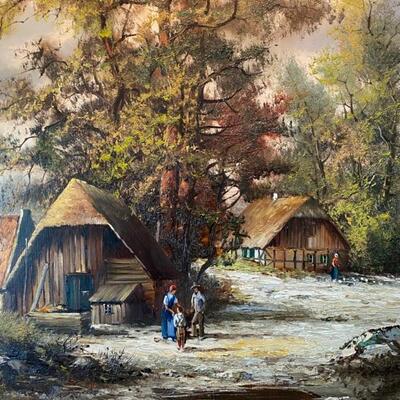 Bernd Gagel Original Oil Painting - $320 - 48.5"W x 38"H