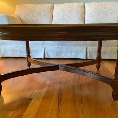 Lane Furniture Oval Coffee Table - $75 - 17"H x 46"W x 30"D