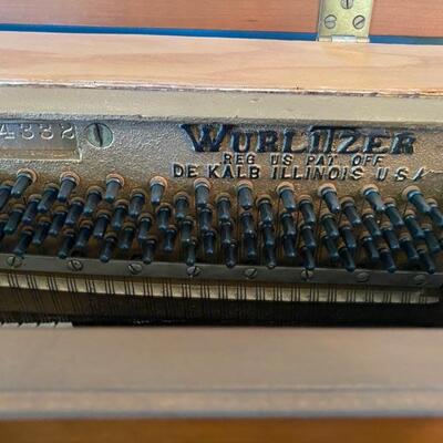 Wurlitzer Spinet Piano w/Bench - $140 - 38"H x 55"W x 24"D