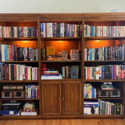 3-Piece Lighted Wall Unit - $150 - 74"H x 30"W x 17"D each 