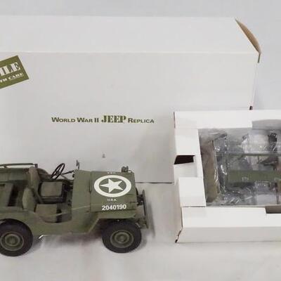 1149	WWII JEEP REPLICA FROM THE DANBURY MINT. 
