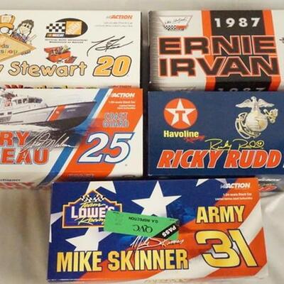 1008	LOT OF FIVE LIMITED EDITION ACTION RACING COLLECTABLES NASCAR 1:24 SCALE MODEL CARS IN ORIGINAL BOXES. 
