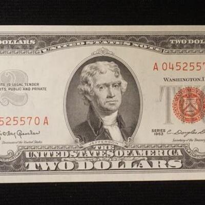 1231	TWO DOLLAR BILL 1963
