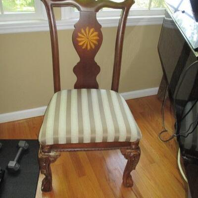 Inlaid Accent Chairs 