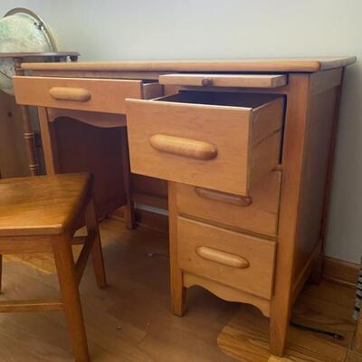 Edison Little Folks Solid Wood Desk w/Chair - $120 - 29"H 35"W x 17"D