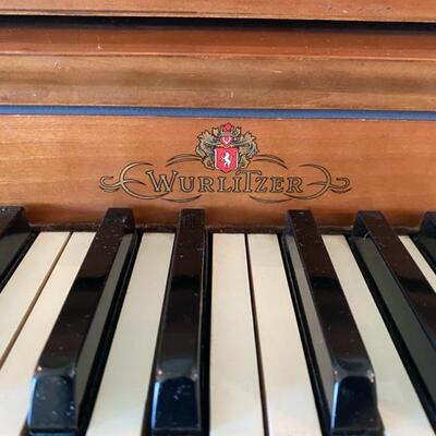Wurlitzer Spinet Piano w/Bench - $140 - 38"H x 55"W x 24"D