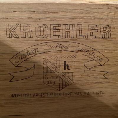 Kroehler 9-Drawer Dresser w/Mirror - $175 - 65"H x 62"W x 19"D