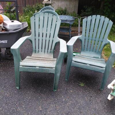 Green Yard / Patio Chairs