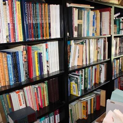 over 1,000 books...history books: Texas, the South, USA, world,; fiction and literature, art, collectibles, gardening. 1910 A&M...