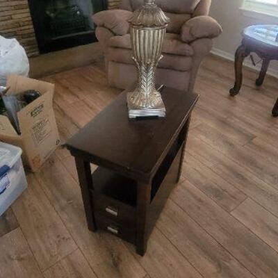 Side table with two drawers 