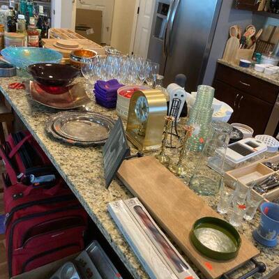 Squeaky clean kitchen items. 