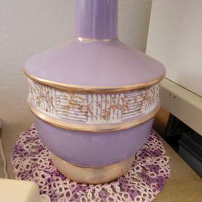 Vintage lavender lamp