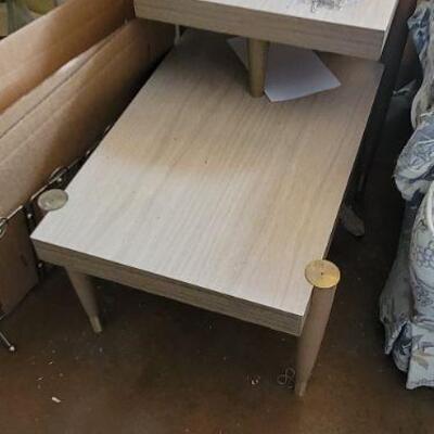 
Asymmetric 50's wood table 