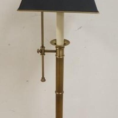 1196	BRASS FLOOR LAMP W/ BRASS ADJUSTABLE SHADE
