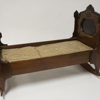 1234	VICTORIAN DOLL BED 24 IN L 17 3/4 IN. 
