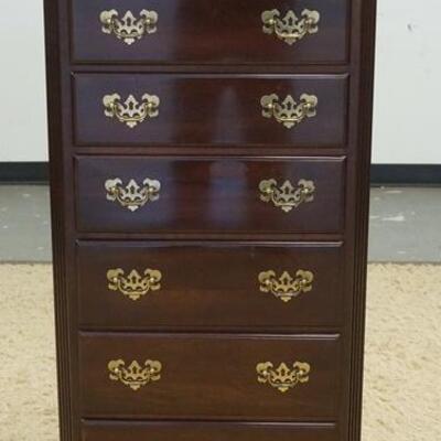 1204	ETHAN ALLEN 7 DRAWER LINGERIE CHEST. 22 IN W, 16 IN DEEP 52 IN H 
