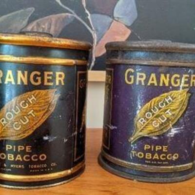 Granger vintage tobacco tins