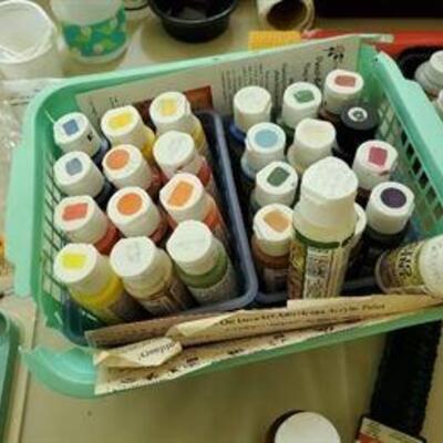 Tole painting supplies