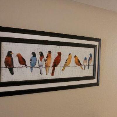 Decorative bird painting