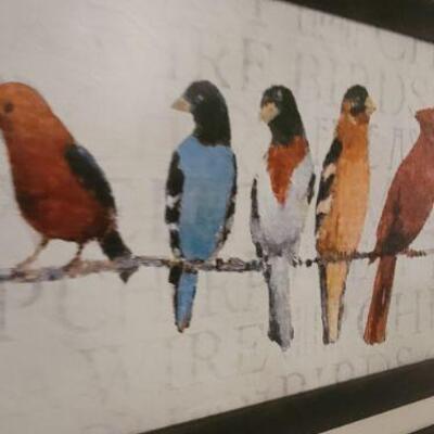 Decorative bird painting