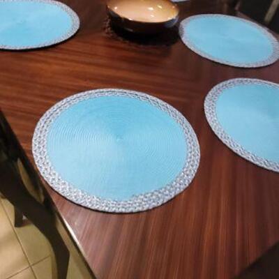 Turquoise place mats