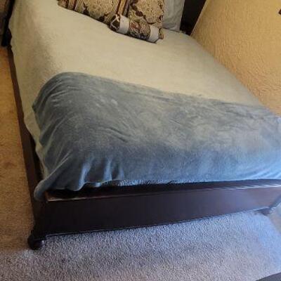 Full bedset box spring mattress and headboard