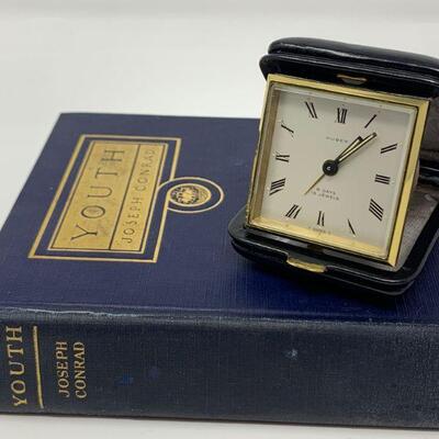 Huber 1950’s Swiss Travel Alarm Clock