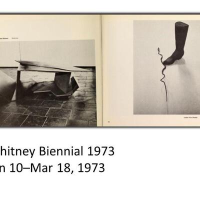 Michael Steiner, American, b 1945, Betonica, 1971. Provenance: Whitney Biennial, 1973, Museum of Fine Arts Boston, 1974. 