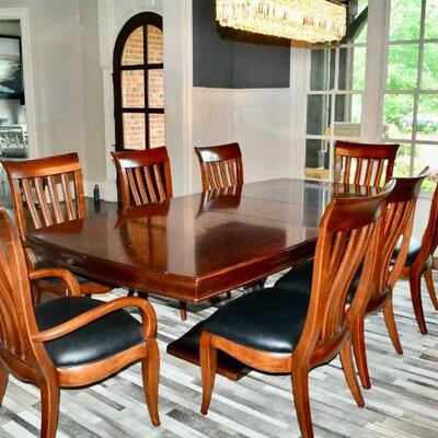 Bernhardt Dining Room Table and 8 Chairs