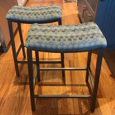 Metal and upholstered stool $25 each
2 available
26
