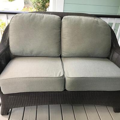 Summer Classic wicker patio sofa $355
64 X 27 X 37