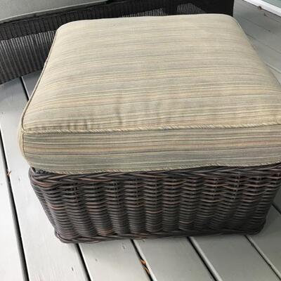 Summer Classic wicker patio furniture
ottoman $150 
2 available
