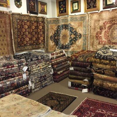 Authentic Hand-knotted Persian & Oriental Rugs & Arts 
50% to 70% Additional DIscounts From Our Lowest Price
40 years Anniversary...