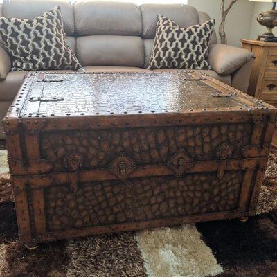 Maitland-Smith hand crafted trunk