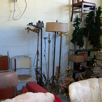 Vintage floor lamps