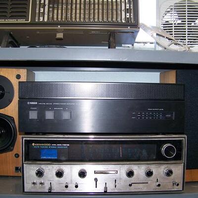 Kenwood KR-7070 stereo and speakers