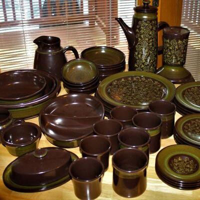 A fantastic set of pottery dishware would make a welcome addition to any kitchen.