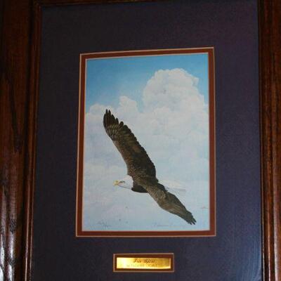 Free Spirit limited edition artwork with certificate of authenticity.