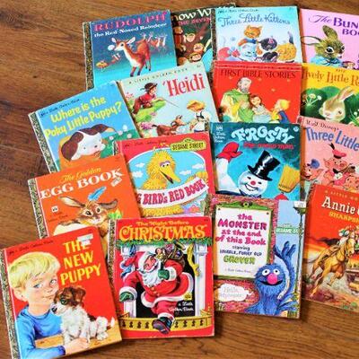 Wonderful collection of Golden Books.