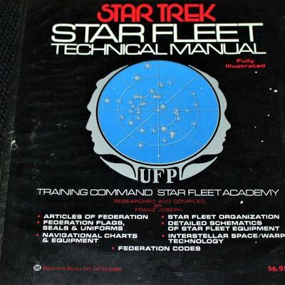 Star Trek Star Fleet technical manual is a must have Trekkie collectible.