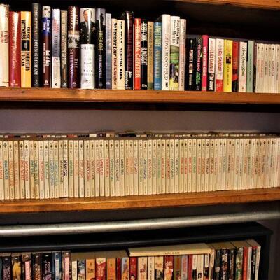 Books, books and more books.